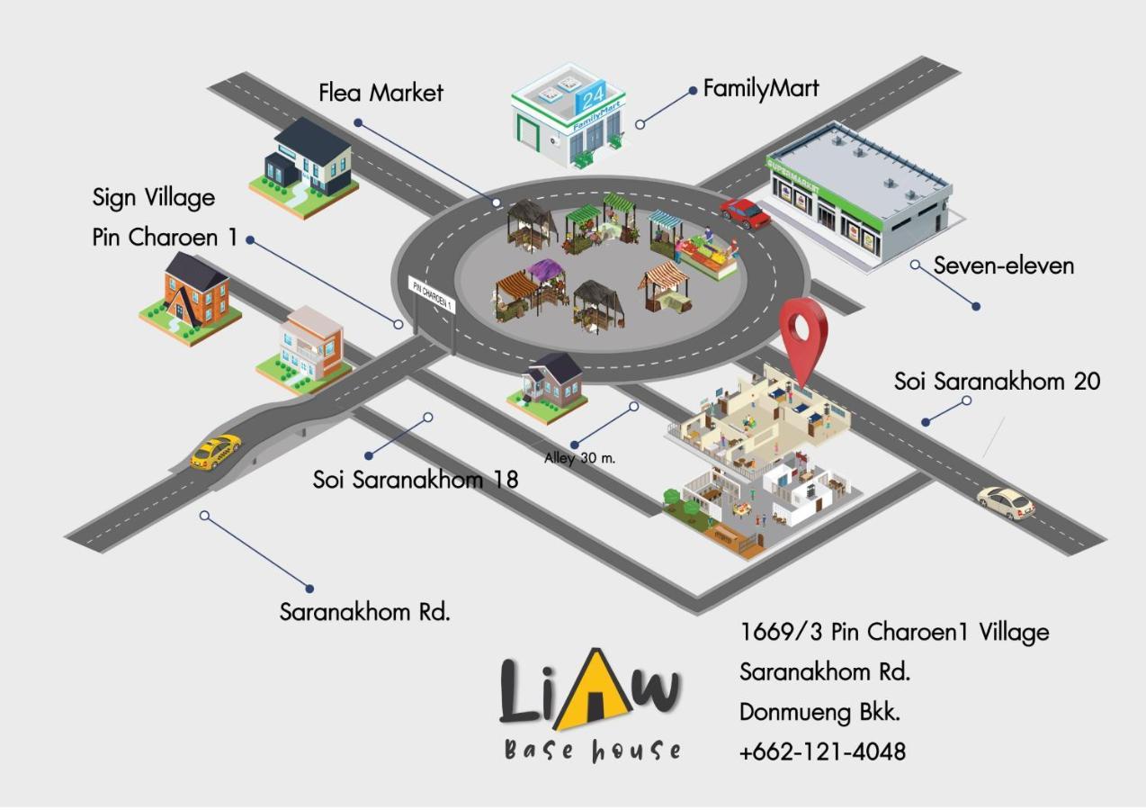 Liaw Base House Vandrerhjem Bangkok Eksteriør bilde